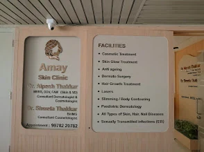 Facilities Board at Amay Skin Clinic